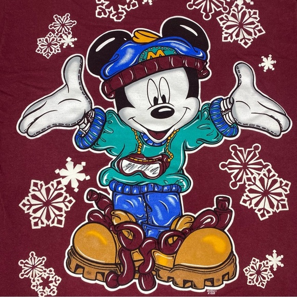 Vintage Mickey Mouse Hip Hop 90s Tshirt Unlimited Jerry Leigh Rap Disney - Picture 2 of 6